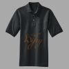 Heavyweight Cotton Pique Polo with Pocket Thumbnail