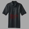 Heavyweight Cotton Pique Polo with Pocket Thumbnail