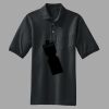 Heavyweight Cotton Pique Polo with Pocket Thumbnail