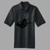 Heavyweight Cotton Pique Polo with Pocket Thumbnail