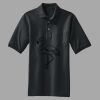 Heavyweight Cotton Pique Polo with Pocket Thumbnail