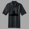 Heavyweight Cotton Pique Polo with Pocket Thumbnail