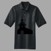 Heavyweight Cotton Pique Polo with Pocket Thumbnail