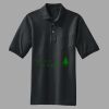 Heavyweight Cotton Pique Polo with Pocket Thumbnail