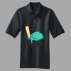 Heavyweight Cotton Pique Polo with Pocket Thumbnail