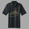 Heavyweight Cotton Pique Polo with Pocket Thumbnail