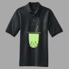 Heavyweight Cotton Pique Polo with Pocket Thumbnail