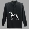Long Sleeve Silk Touch Polo with Pocket Thumbnail