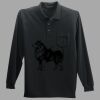 Long Sleeve Silk Touch Polo with Pocket Thumbnail