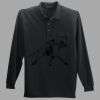 Long Sleeve Silk Touch Polo with Pocket Thumbnail