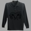 Long Sleeve Silk Touch Polo with Pocket Thumbnail