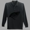Long Sleeve Silk Touch Polo with Pocket Thumbnail