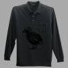 Long Sleeve Silk Touch Polo with Pocket Thumbnail