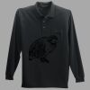 Long Sleeve Silk Touch Polo with Pocket Thumbnail