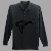 Long Sleeve Silk Touch Polo with Pocket Thumbnail