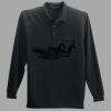 Long Sleeve Silk Touch Polo with Pocket Thumbnail