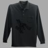 Long Sleeve Silk Touch Polo with Pocket Thumbnail