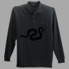 Long Sleeve Silk Touch Polo with Pocket Thumbnail