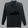 Long Sleeve Silk Touch Polo with Pocket Thumbnail