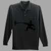 Long Sleeve Silk Touch Polo with Pocket Thumbnail