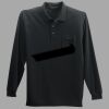 Long Sleeve Silk Touch Polo with Pocket Thumbnail