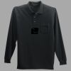 Long Sleeve Silk Touch Polo with Pocket Thumbnail