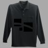 Long Sleeve Silk Touch Polo with Pocket Thumbnail