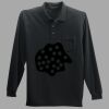 Long Sleeve Silk Touch Polo with Pocket Thumbnail