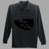 Long Sleeve Silk Touch Polo with Pocket Thumbnail