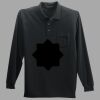 Long Sleeve Silk Touch Polo with Pocket Thumbnail