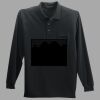 Long Sleeve Silk Touch Polo with Pocket Thumbnail