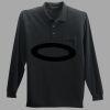 Long Sleeve Silk Touch Polo with Pocket Thumbnail