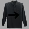 Long Sleeve Silk Touch Polo with Pocket Thumbnail