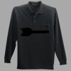 Long Sleeve Silk Touch Polo with Pocket Thumbnail
