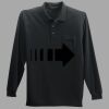 Long Sleeve Silk Touch Polo with Pocket Thumbnail