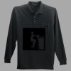 Long Sleeve Silk Touch Polo with Pocket Thumbnail
