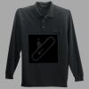 Long Sleeve Silk Touch Polo with Pocket Thumbnail