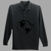 Long Sleeve Silk Touch Polo with Pocket Thumbnail