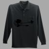 Long Sleeve Silk Touch Polo with Pocket Thumbnail