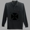 Long Sleeve Silk Touch Polo with Pocket Thumbnail