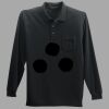 Long Sleeve Silk Touch Polo with Pocket Thumbnail