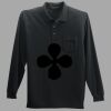 Long Sleeve Silk Touch Polo with Pocket Thumbnail
