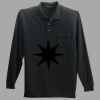 Long Sleeve Silk Touch Polo with Pocket Thumbnail