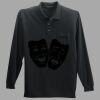 Long Sleeve Silk Touch Polo with Pocket Thumbnail