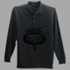 Long Sleeve Silk Touch Polo with Pocket Thumbnail