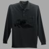 Long Sleeve Silk Touch Polo with Pocket Thumbnail