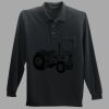 Long Sleeve Silk Touch Polo with Pocket Thumbnail