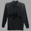 Long Sleeve Silk Touch Polo with Pocket Thumbnail