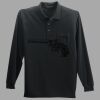 Long Sleeve Silk Touch Polo with Pocket Thumbnail
