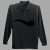 Long Sleeve Silk Touch Polo with Pocket Thumbnail
